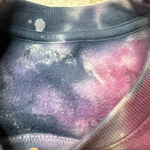 NWOT Talentless Space Dye Crewneck Pullover Sweatshirt Unisex S - Picture 7 of 9